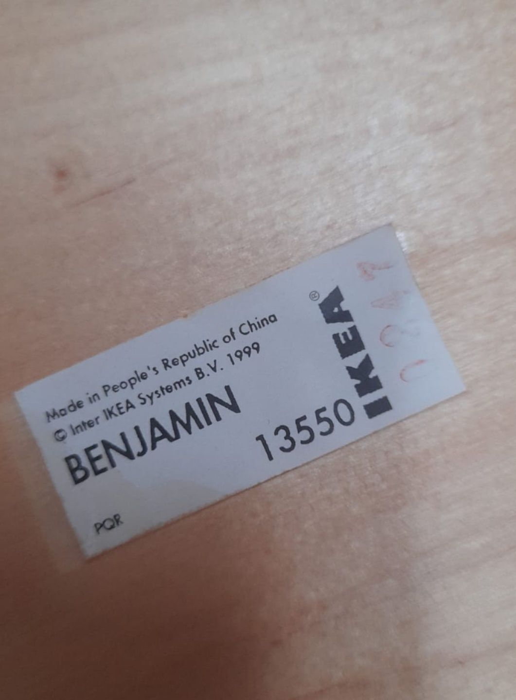 Stolik giety Ikea Benjamin vintage sklejka Norinder