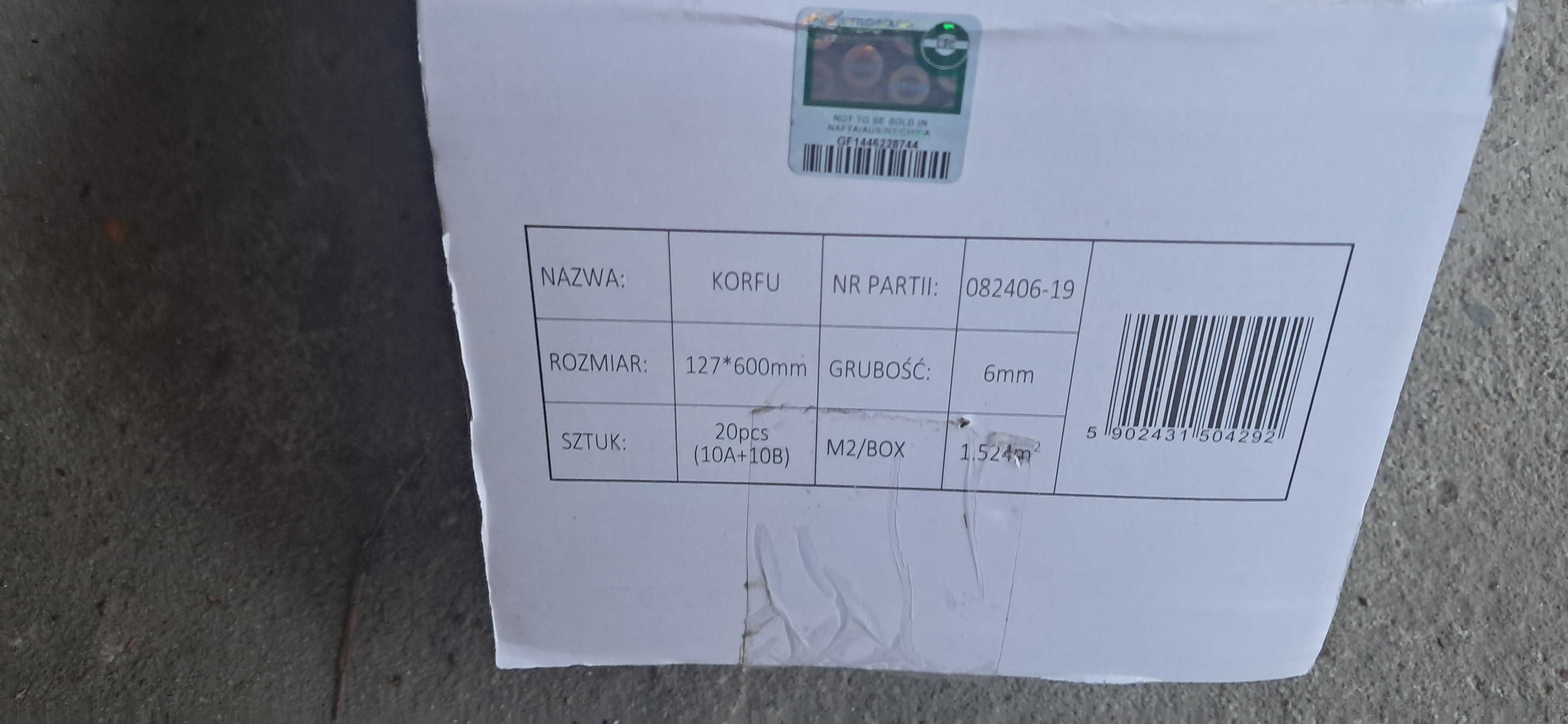 Panele winylowe z podkładem akustycznym jodełka francuska Korfu 3 m2
