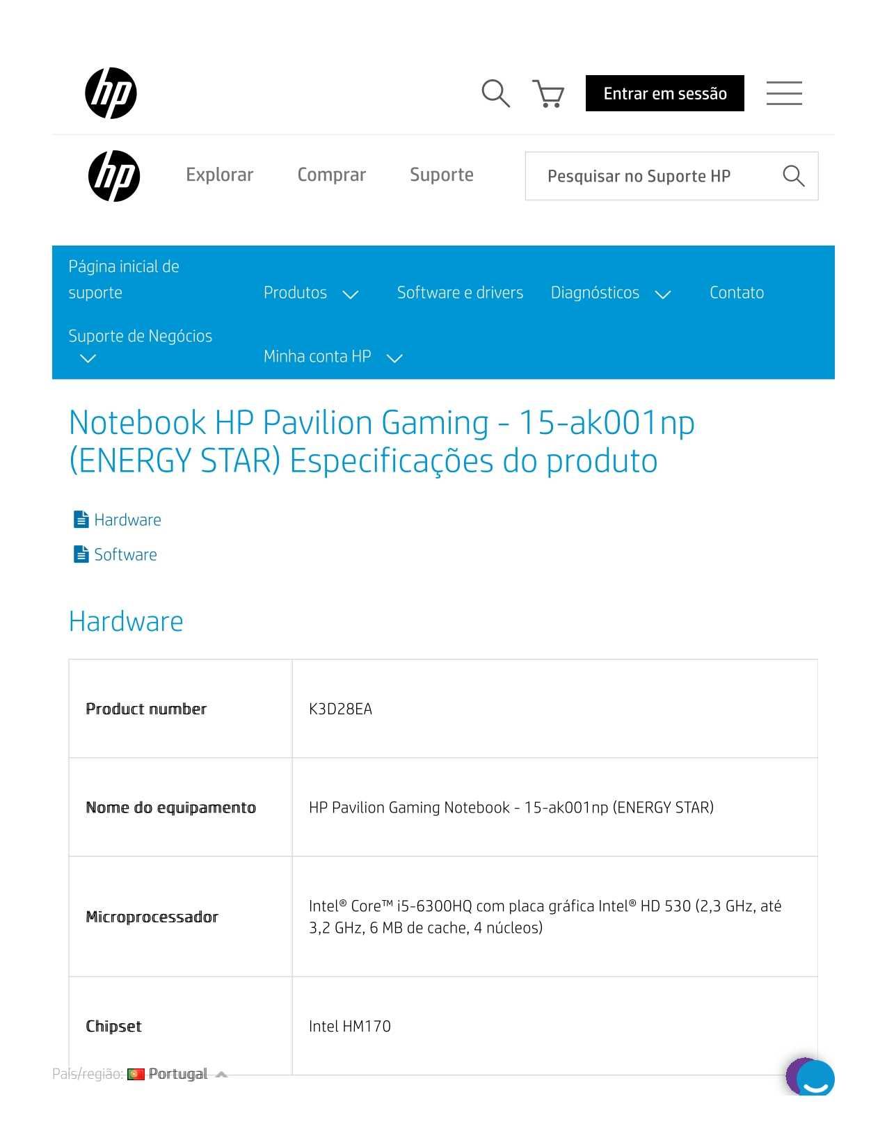 Portátil e luminoso mesmo com a luz apagada - HP Pavilion Gaming
