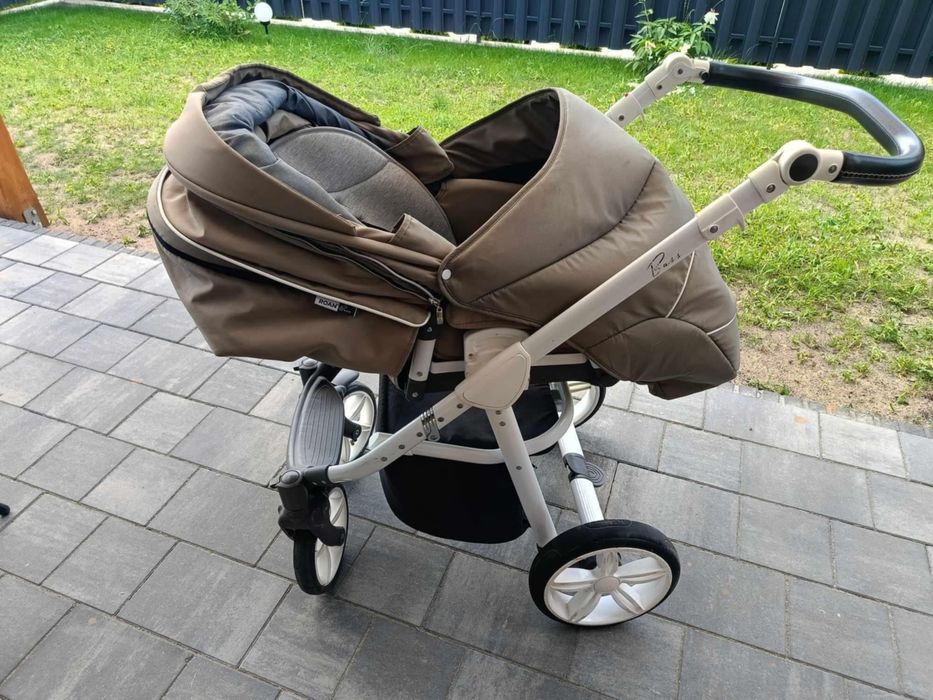 Wózek dziecięcy Roan Bass Soft 2 w 1 + fotelik z bazą isofix