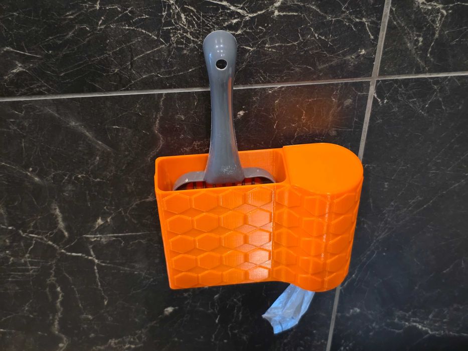 Organizer do kuwety kota na łopatkę i woreczki – montaż bez wiercenia