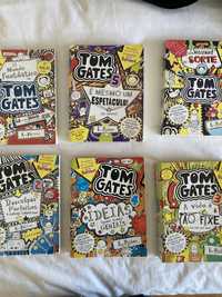 6 Livros NOVOS “Tom Gates”  8-11 anos