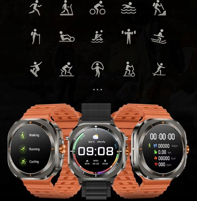 Dt Watch Ultra Smartwatch 1.5" 300Mah 32Gb Ai Voice
