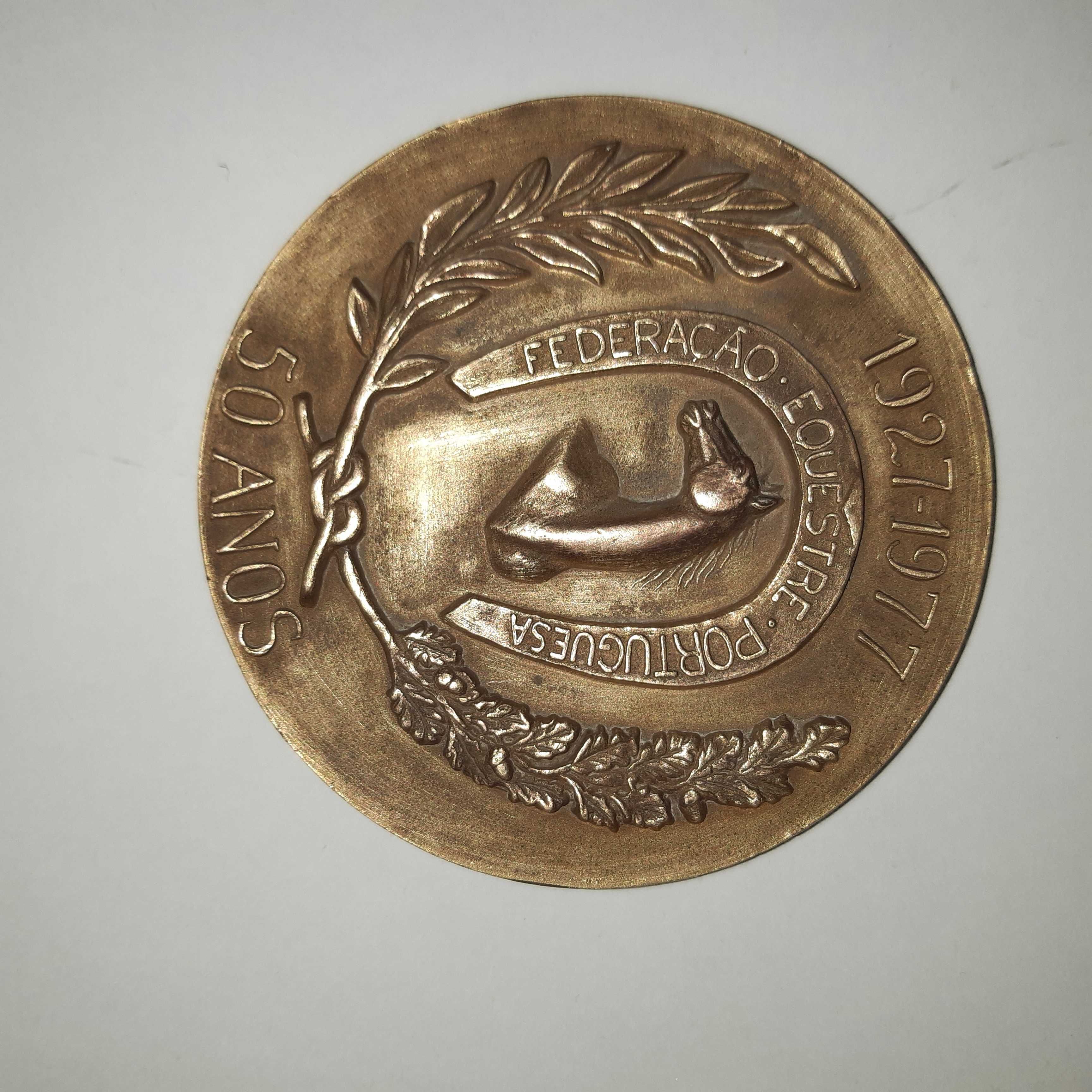 Medalha federação equestre 50anos