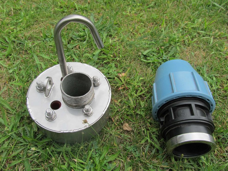 Głowica do zamknięcia studni 125 1 1/2" NIERDZEWNA