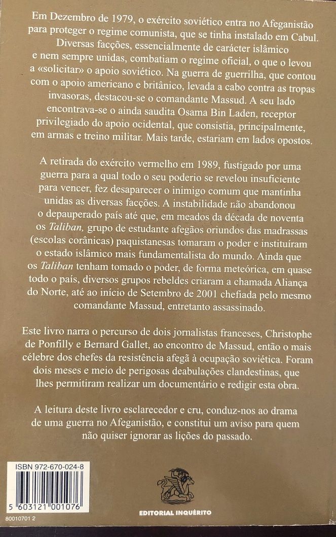 Livro - O Clandestino de Christophe de Ponfilly