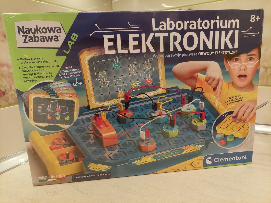 Nowe Laboratorium elektroniki Clementoni Naukowa Zabawa