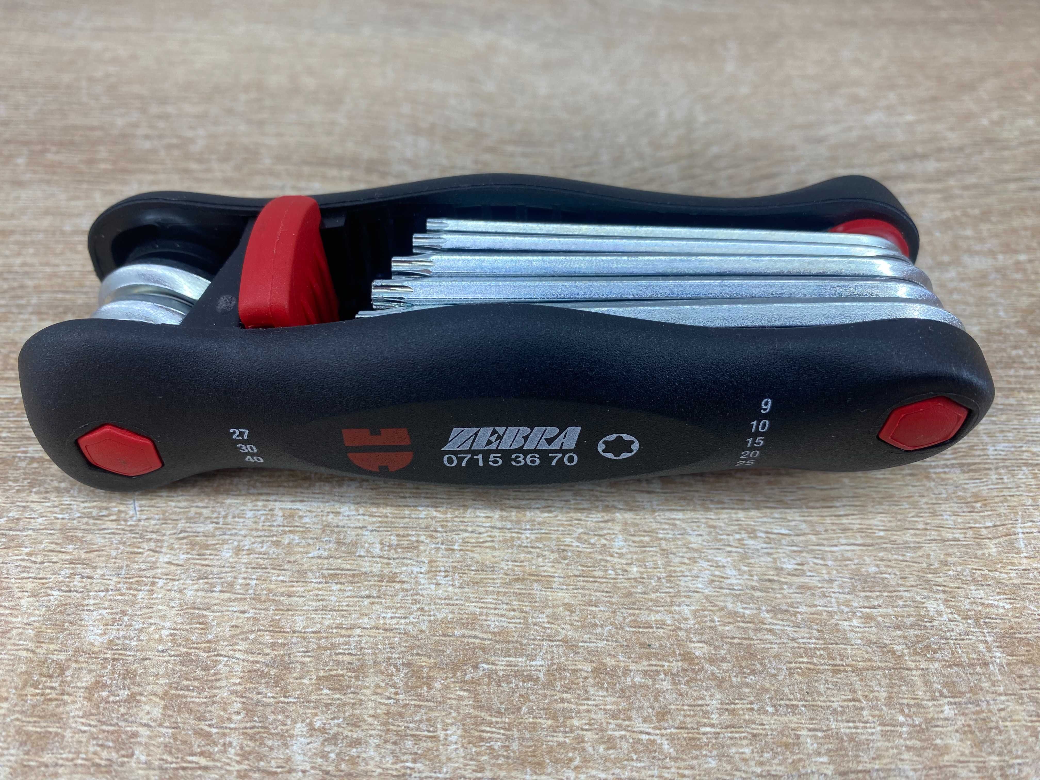 Składane klucze imbusowe TX 9-40, zestaw 8 el., Würth