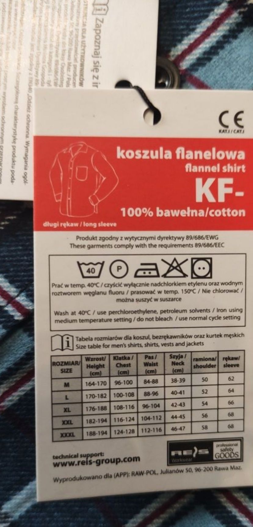 Koszula męska flanelowa XXXL