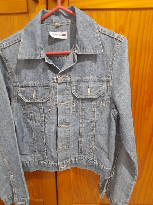 Casaco de ganga de mulher