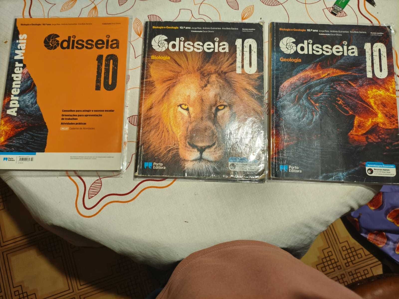 Odisseia 10º - Biologia + Geologia + Cad. At./Aprender mais