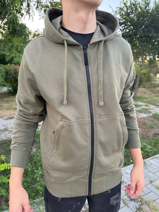 Хакі худі Stone Island чоловіча, нова з бірками
