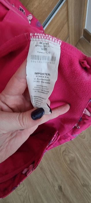 Kurtka wiosenna jesienna przejściowa z polarkiem ze sklepu 5-10-15