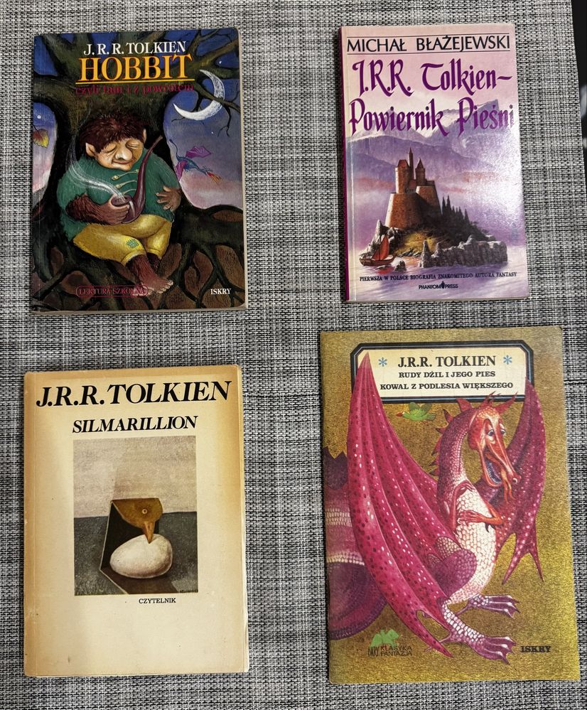 JRR Tolkien Zestaw Silmarillion Hobbit Rudy Dżil i jego pies