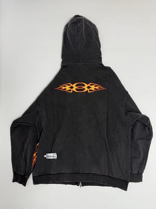 зип худи Balenciaga Unity Fire Zip up S M L