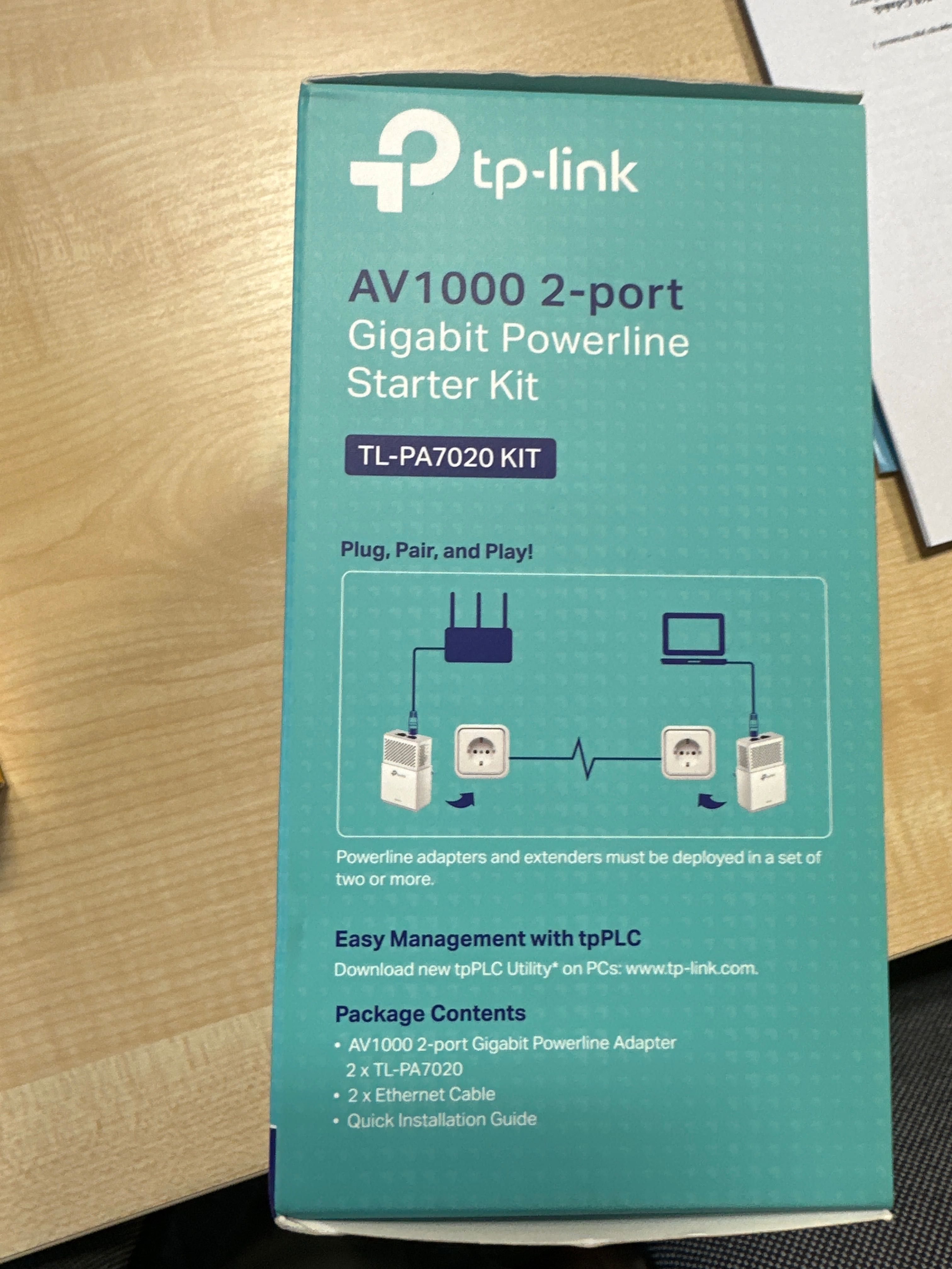 Gigabit power line tp link 1000