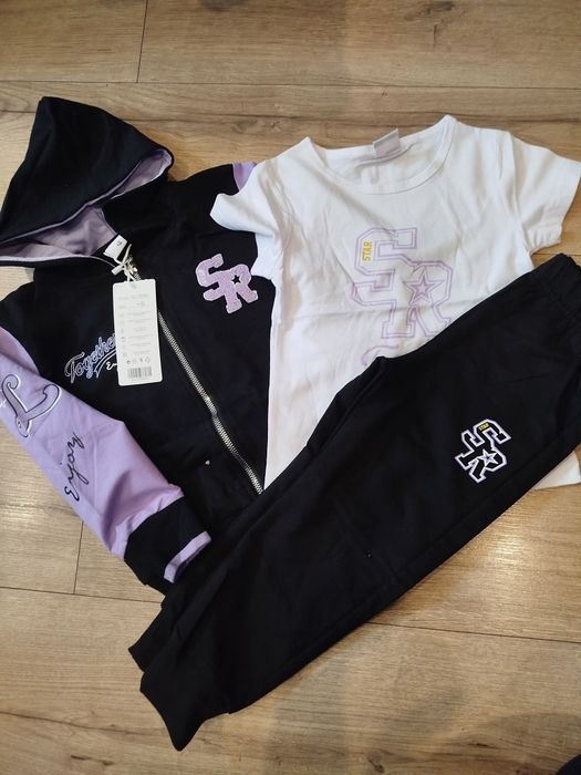 Dres 3 części dziewczęcy 110/116