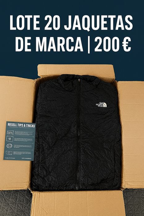 Lote 20 Jaquetas de Marca (Nike, Adidas, North Face, Levi’s)