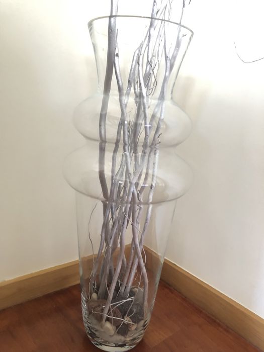Jarra vaso em vidro