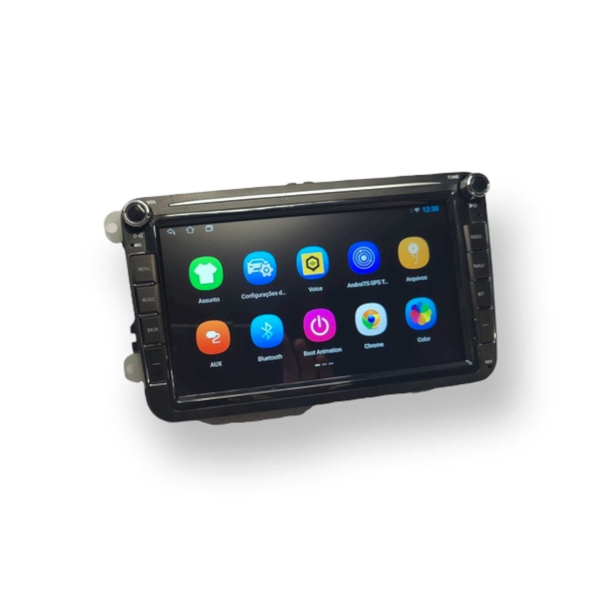 Rádio Volkswagen VW SEAT SKODA Android 11 – 2 DIN GPS WIFI 8 Polegadas