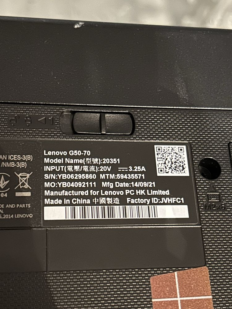 Laptop Lenovo G50-70