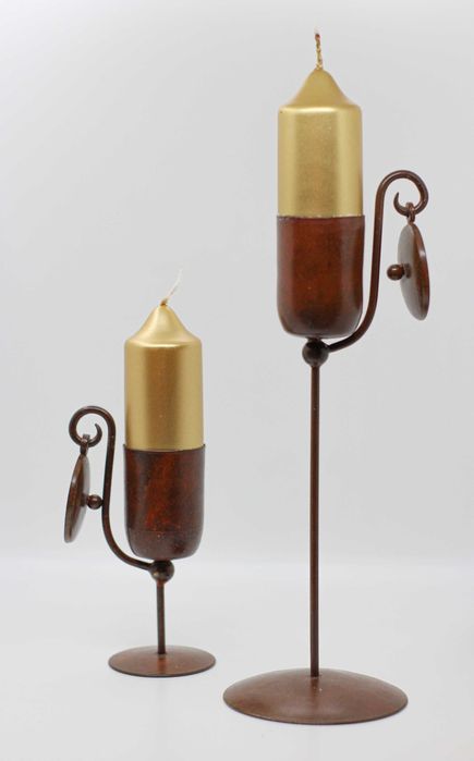 Пара свічників метал «Дон Кіхот та Санчо Панса»