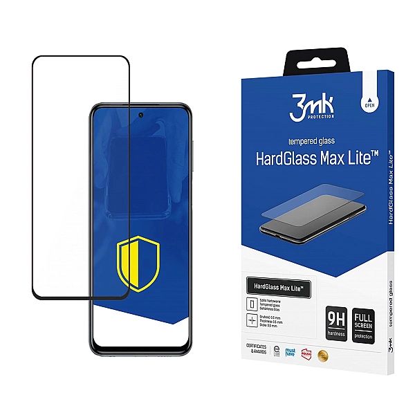 Szkło 9H 3mk HardGlass Max Lite™ na Xiaomi Redmi Note 9 Pro