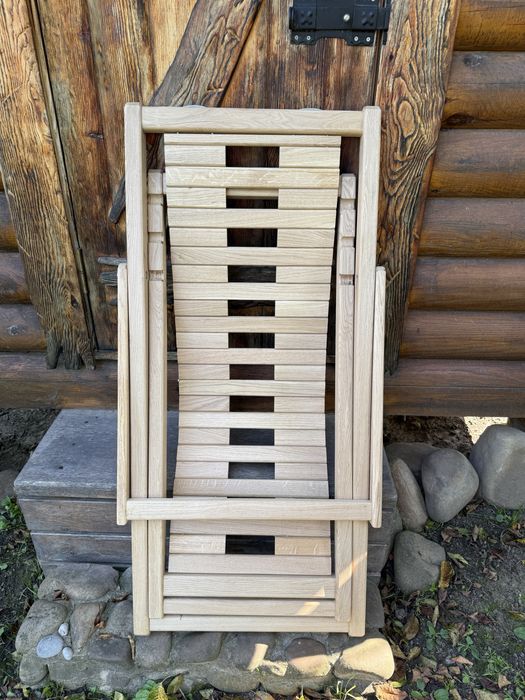 Елітне дубове крісло-лежак