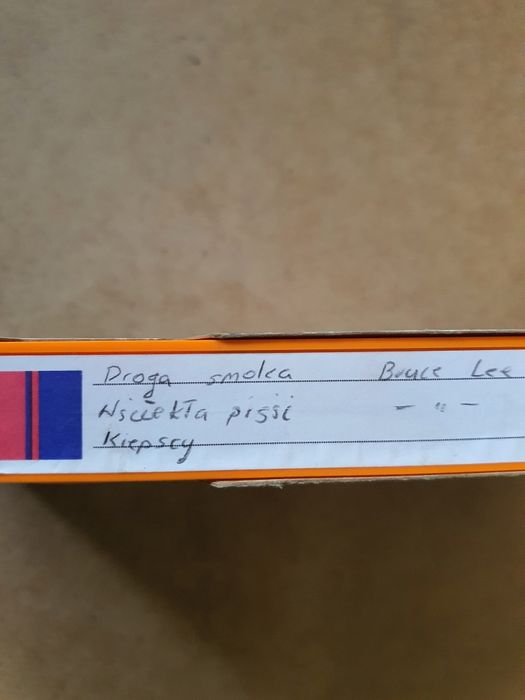 Droga Smoka Wściekłe pięści Bruce Lee VHS