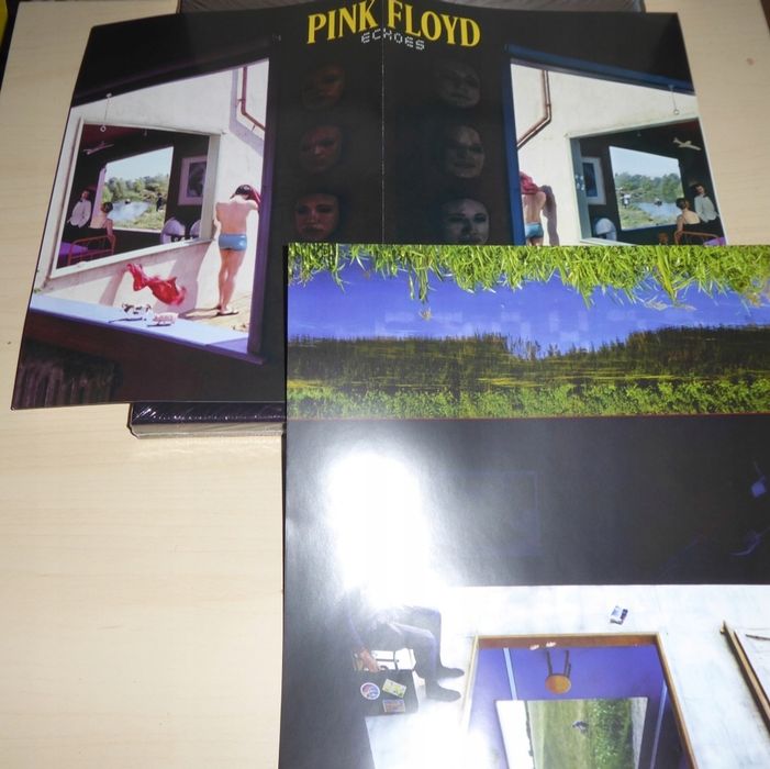 Pink Floyd ECHOES 4 LP kolorowy winyl box set WATERS Gilmour