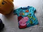 bluzka bawełniana z krótkim rękawem świnka peppa 98 104 george jacek