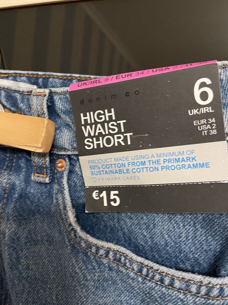 Нові джинсові шорти