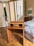 Toaletka z lustrem brązowa, szerokość 69-70cmm, wysokość 169cm