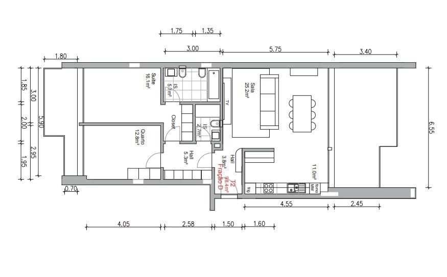 Apartamento T2 com garagem em zona dos Olivais, Coimbra