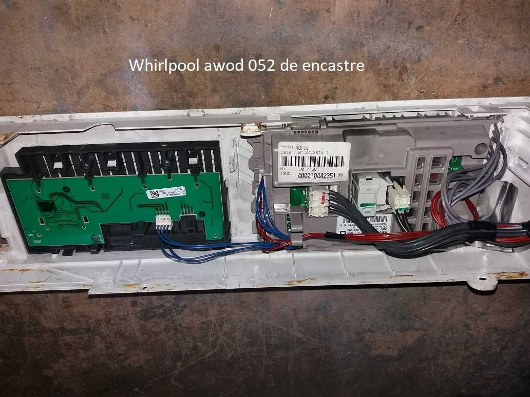 Programador maquina de roupa whirlpool encastrar