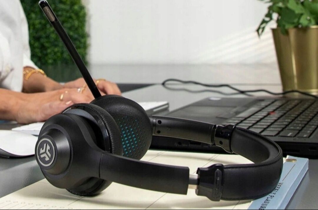Słuchawki Bezprzewodowe Bluetooth JLAB GO WORK Czarne Nauszne USB-C