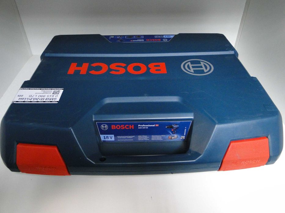 BOSCH GSR 18V-55, Wkrętarka Aku., 2x5 Ah, Nowa