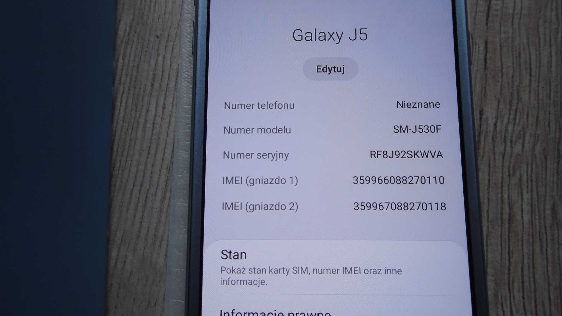 Samsung Galaxy J5 SM-J530F
