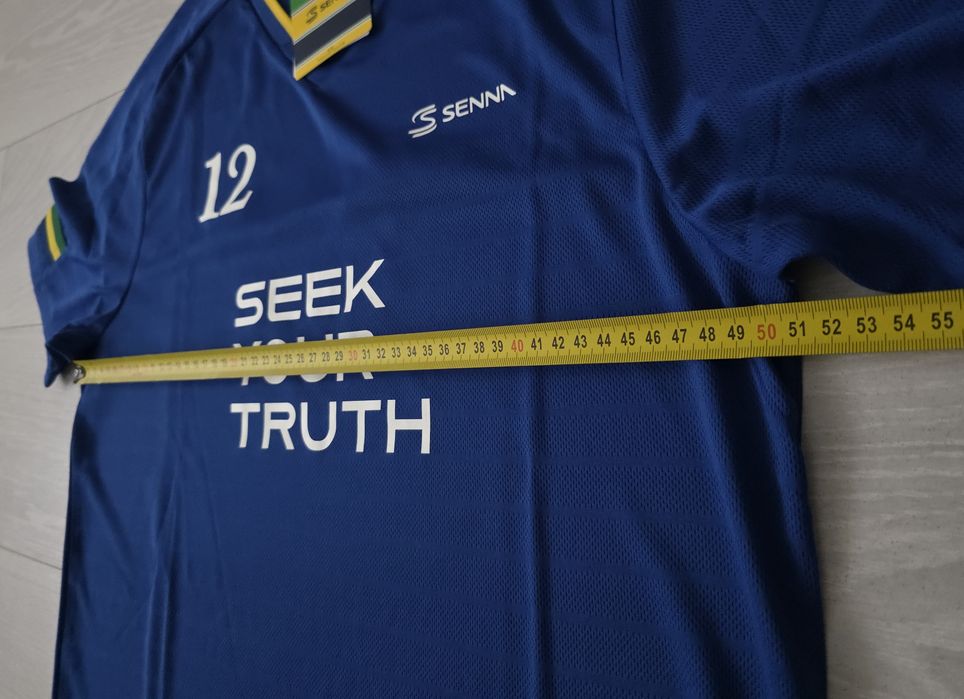 koszulka Ayrton Senna 12, official, Formula 1, F1, M