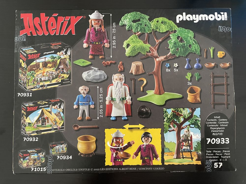 Playmobil 70933 - Asterix: Getafix com o caldeirão da Poção Mágica