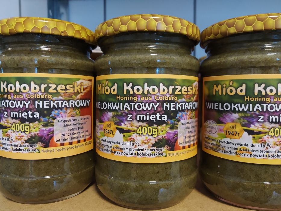 Miód wielokwiatowy kremowany z cynamonem 400g