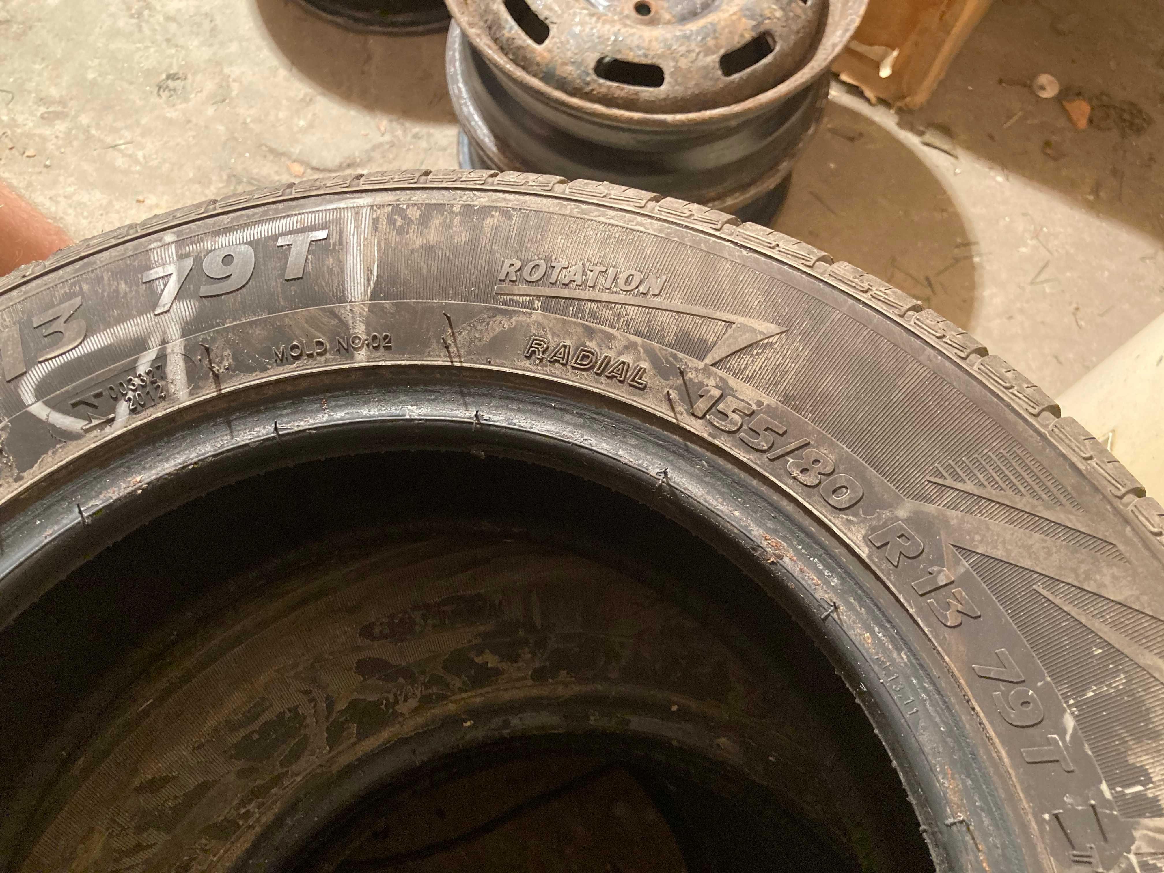 Kormoran 155/80 R13 Letnie jeżdżone 1 sezon