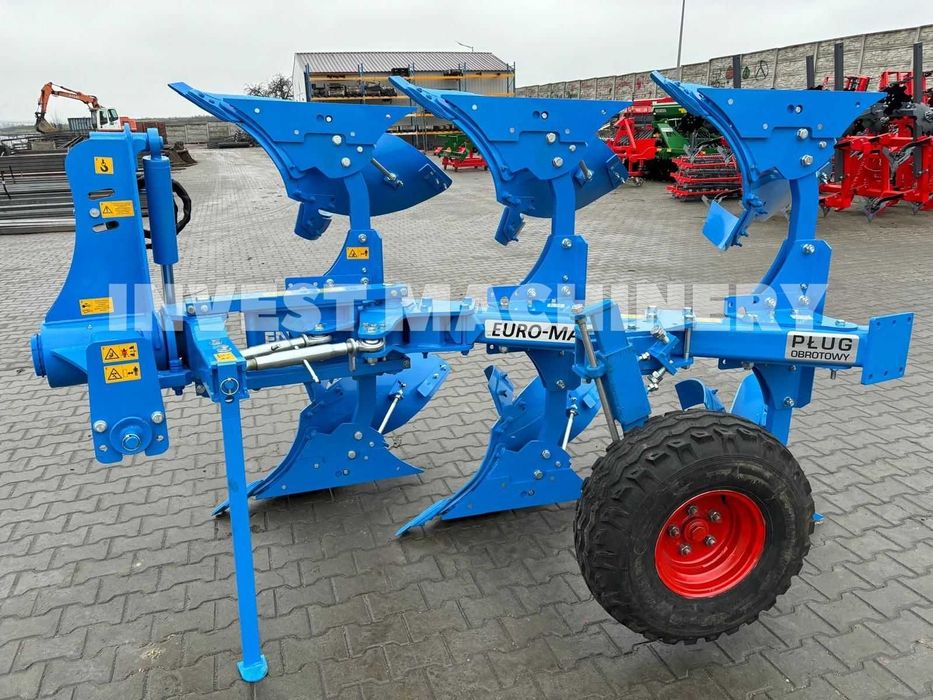 Pług obrotowy zagonowy EURO-MASZ unia nowy GWARANCJA 3 lata