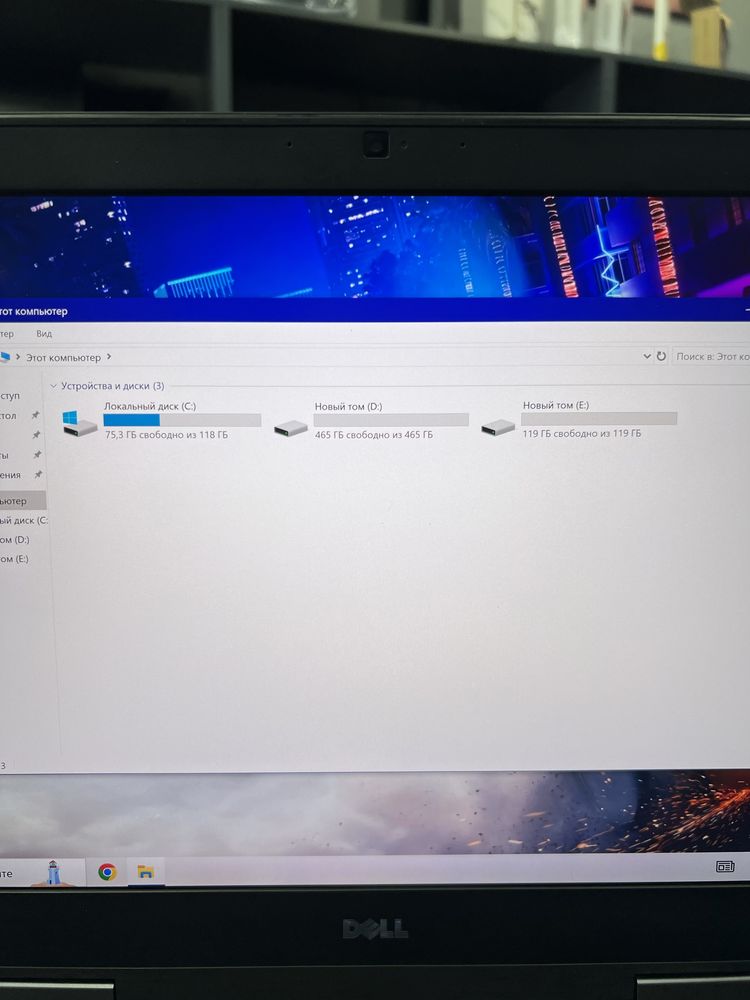 Супер мощный ноутбук с огромным экраном Dell nvidia 8gb.