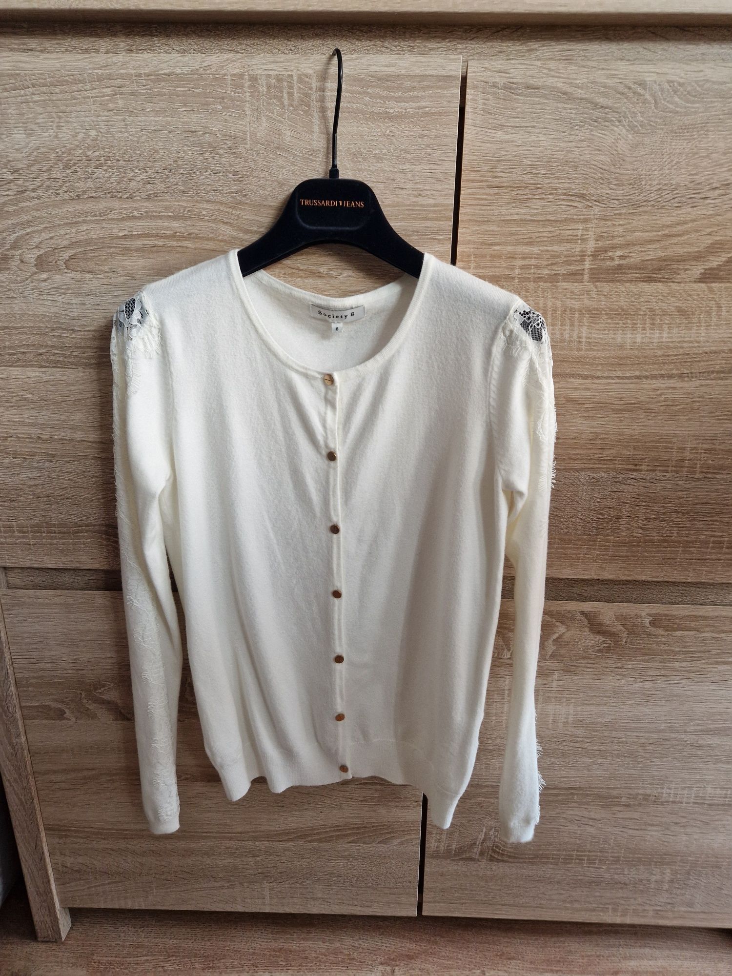 Cienki Sweter/ kardigan r.S damski