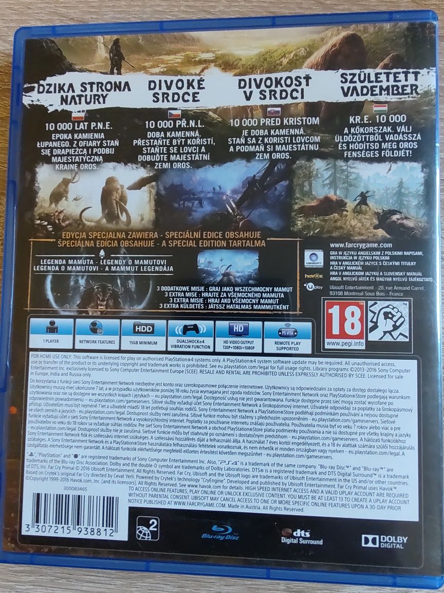 Farcry Primal PS4 gra na konsole PlayStation 4 Far Cry