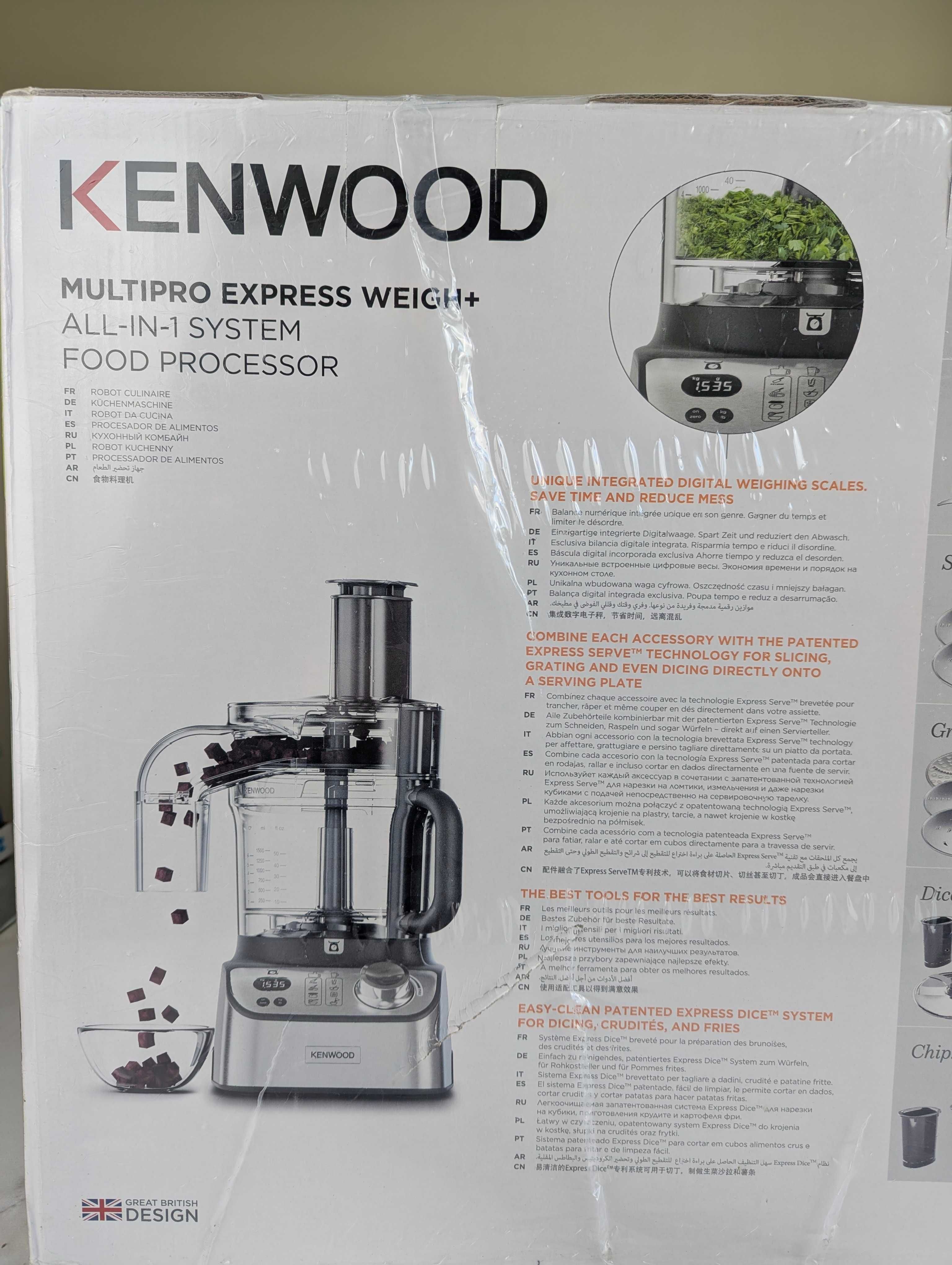 NOVO - Processador KENWOOD Multipro Express Weigh + FDM71.960SS