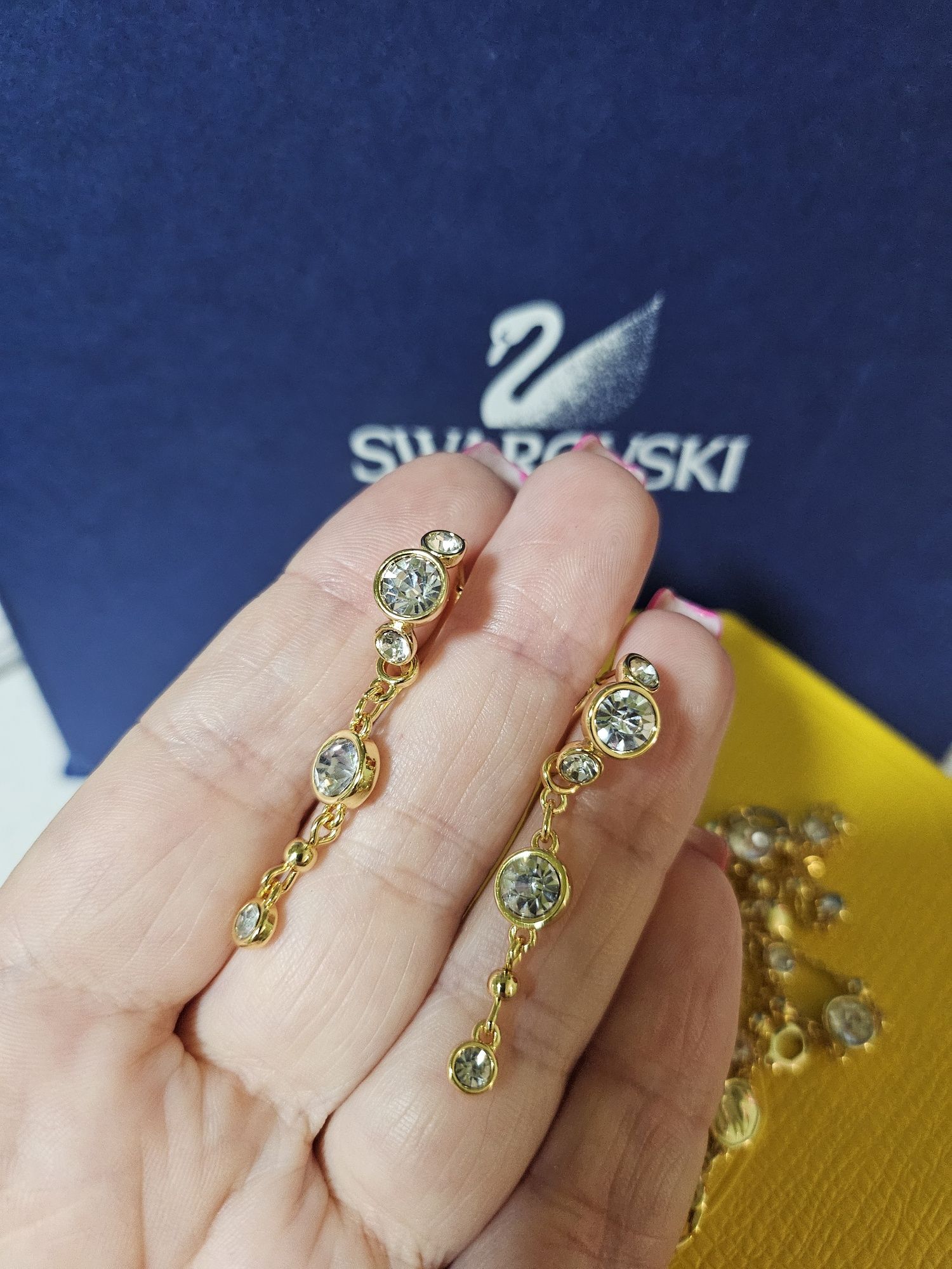 Сережки та намисто Swarovski Imber