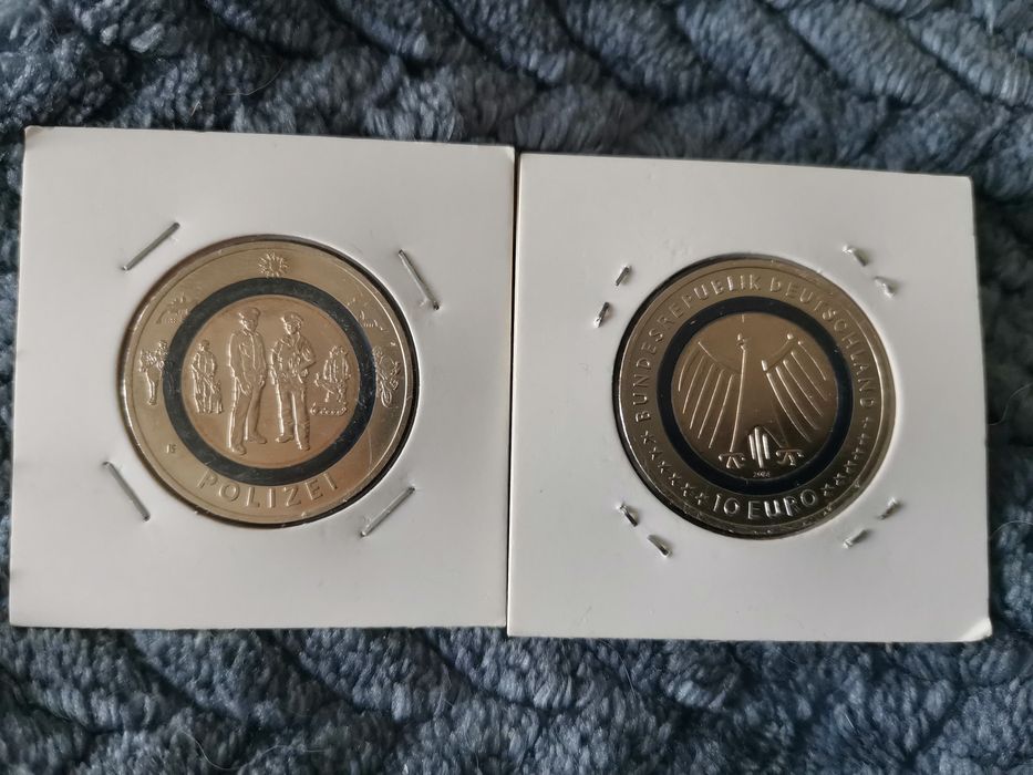 Moeda comemorativa não circulada polícia