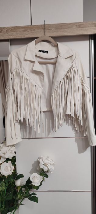 Kurtka narzutka włoska Eko skóra